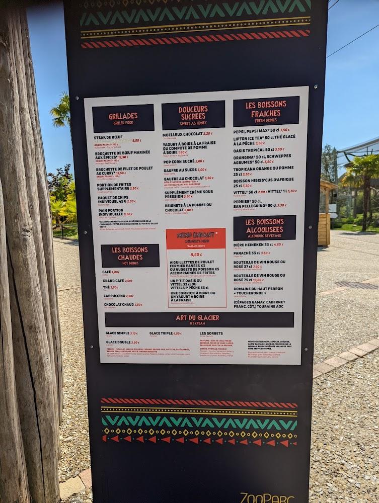 Le Serengeti - Menu Image 2